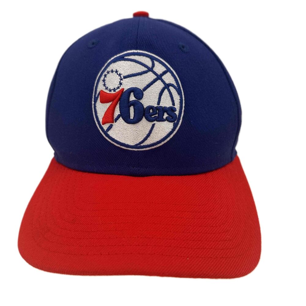 New Era Philadelphia 76ers Basketball Blue Red Adjustable Baseball Cap Hat